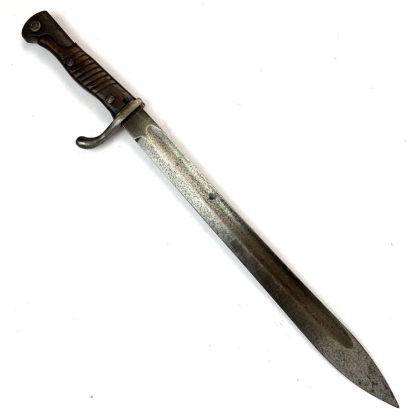 Imperial German Mauser SG 98/05 Butcher Bayonet, Dated 1916, Battle Damaged
