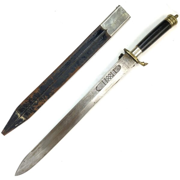 Antique Forestry Hunting Sword in Scabbard, Restoration Project - Image 2