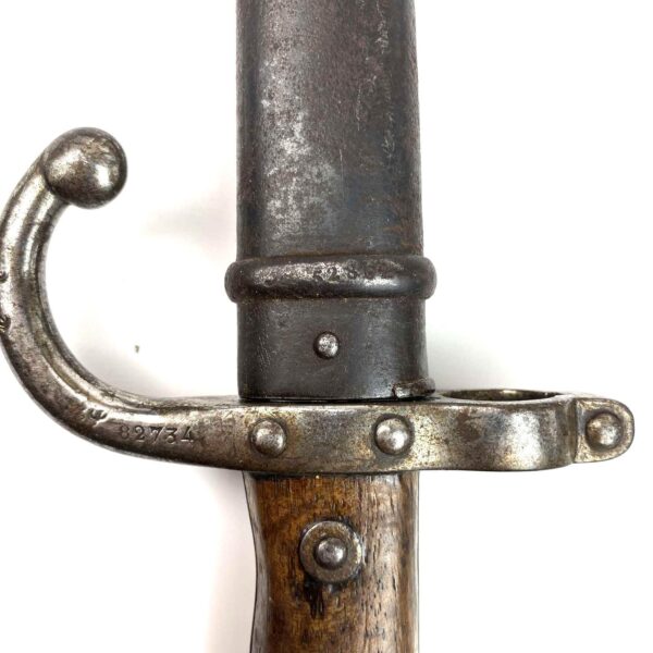 French Model 1874 Gras Bayonet, Tulle, June 1882 - Image 6