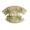 Berkhamsted OTC School Brass Shoulder Title