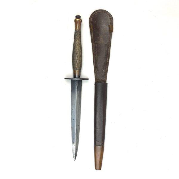 Original British 2nd Pattern Fairbairn-Sykes Commando Knife in Scabbard