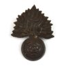 Royal Fusiliers (City of London Regiment) (1902-1952 Pattern) Officer's Service Dress Collar Badge, King's Crown, Original