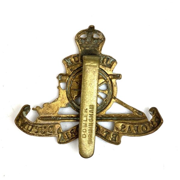 Royal Artillery Beret Badge, Original, King's Crown - Image 2
