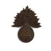The Royal Fusiliers OSD Cap Badge, King's Crown, Original, Damaged