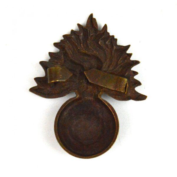 The Royal Fusiliers OSD Cap Badge, King's Crown, Original, Damaged - Image 2