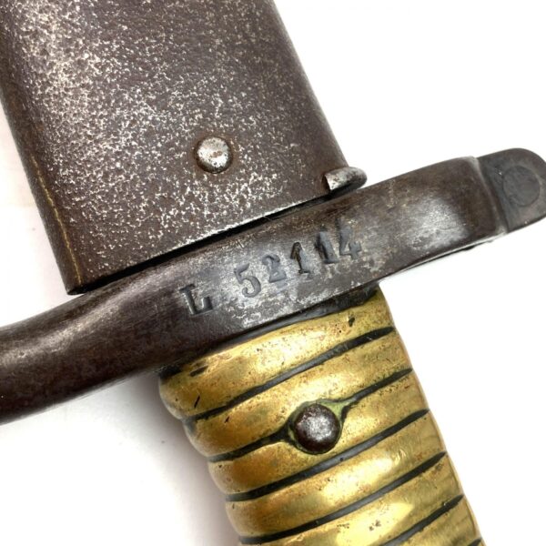 French M1866 Chassepot Bayonet w/ Scabbard (St. Etienne, 1871) - Image 5