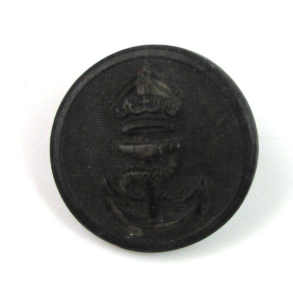 Royal Navy Horn Button (28mm), King's Crown