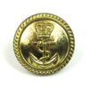 Royal Navy Officer's Gilt Button (22mm), Queen's Crown