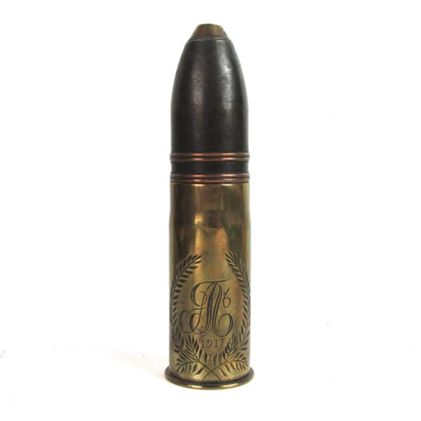 French Naval 37mm 1pdr Inert Trench Art Round