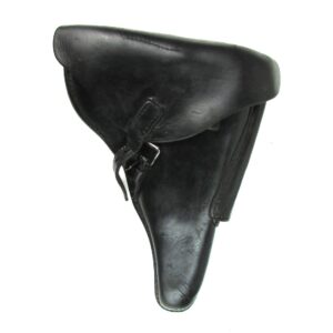 Original German Third Reich P08 Luger Hard Shell Holster, Dated 1940