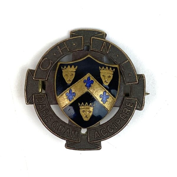 Guy's Hospital Nurses League (CHNL) Bronze and Enamel Badge