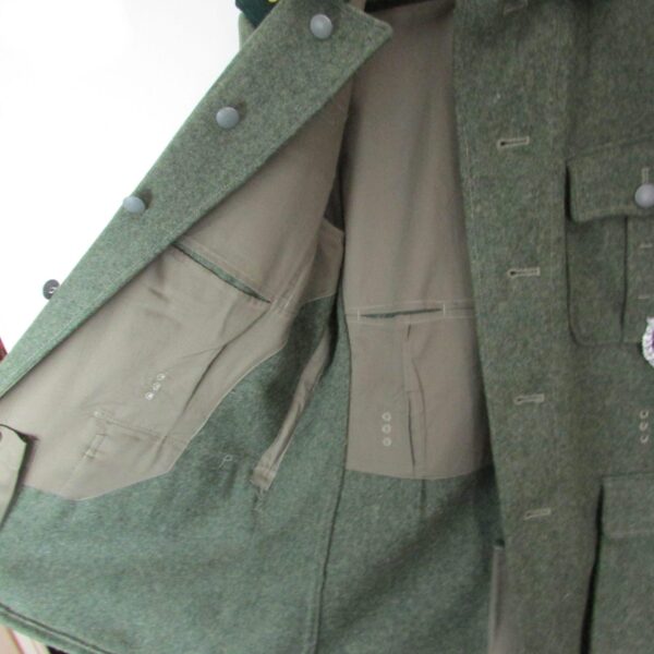 Reproduction German Grossdeutschland M36 Field Grey Tunic - Image 4