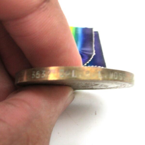 Royal Garrison Artillery Victory Medal, Corporal Reginald Lewis Moss - Image 3