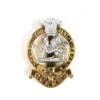 Queen's Regiment (1966-1992 Pattern) Anodised Cap Badge