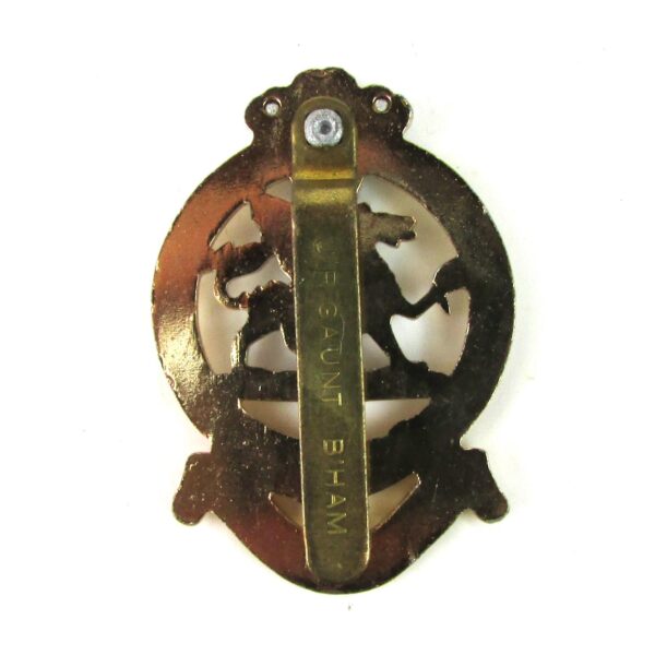 Queen's Regiment (1966-1992 Pattern) Anodised Cap Badge - Image 2