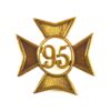 95th (Derbyshire) Regiment of Foot Glengarry Cap Badge (1874-1881 Pattern) - Restrike
