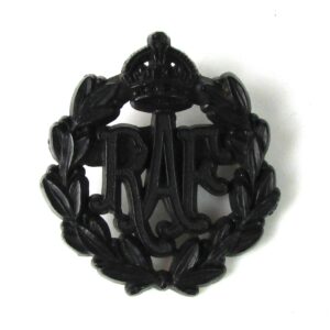 Royal Air Force Plastic Economy Cap Badge, King's Crown