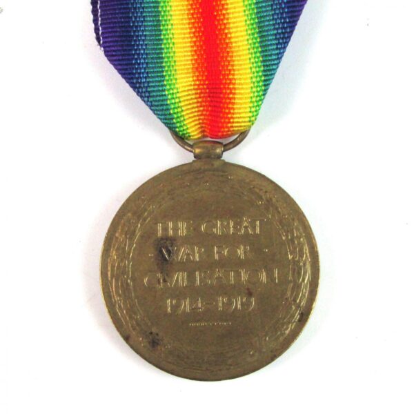 Royal Garrison Artillery Victory Medal, Gunner Ernest Ridley Rogers - Image 2
