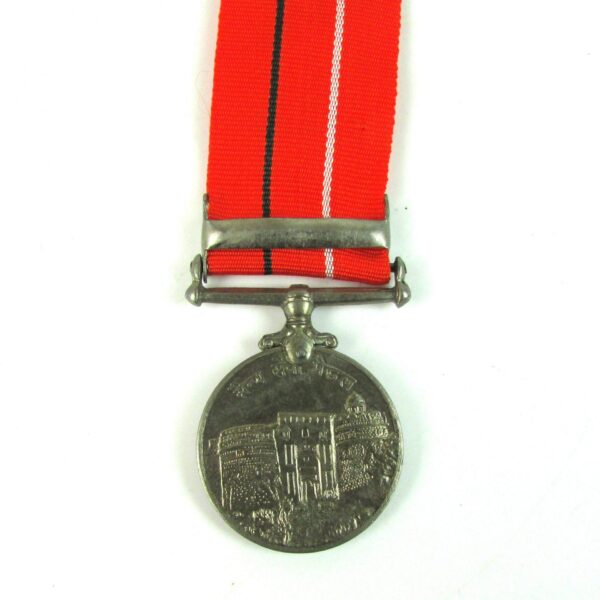 Sainya Seva (1960) Medal, Bengal-Assam, Sepoy Mewa Singh, Bombay Engineers - Image 2