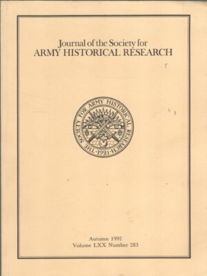 Journal Of The Society For Army Historical Research, Autumn 1992, No 283
