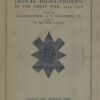 HISTORY OF THE BLACK WATCH IN THE GREAT WAR 1914-1918 Volume One