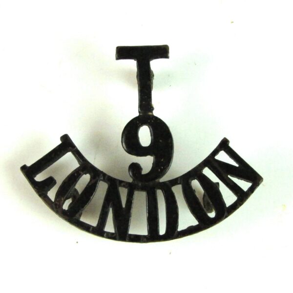 9th Territorial Battalion (Queen Victoria Rifles), The London Regiment Shoulder Title