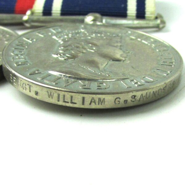 War, Defence and Police Long Service Medal, Sergeant William G. Saunders - Image 4