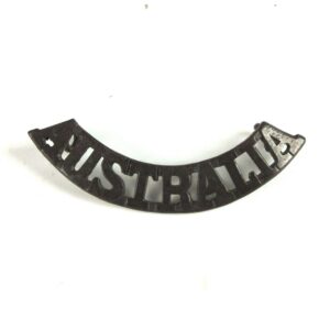 Australia Military Forces Bronzed Shoulder Title, Original
