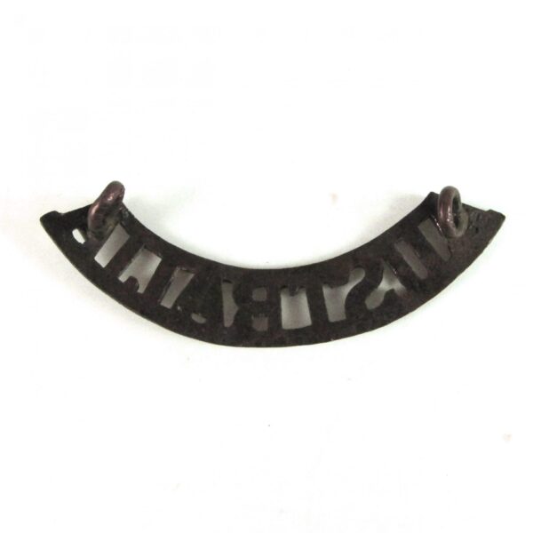 Australia Military Forces Bronzed Shoulder Title, Original - Image 2