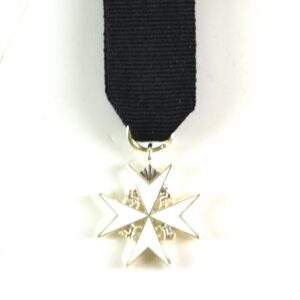 Order Of St. John Miniature Medal - Grace, Commander & Officer