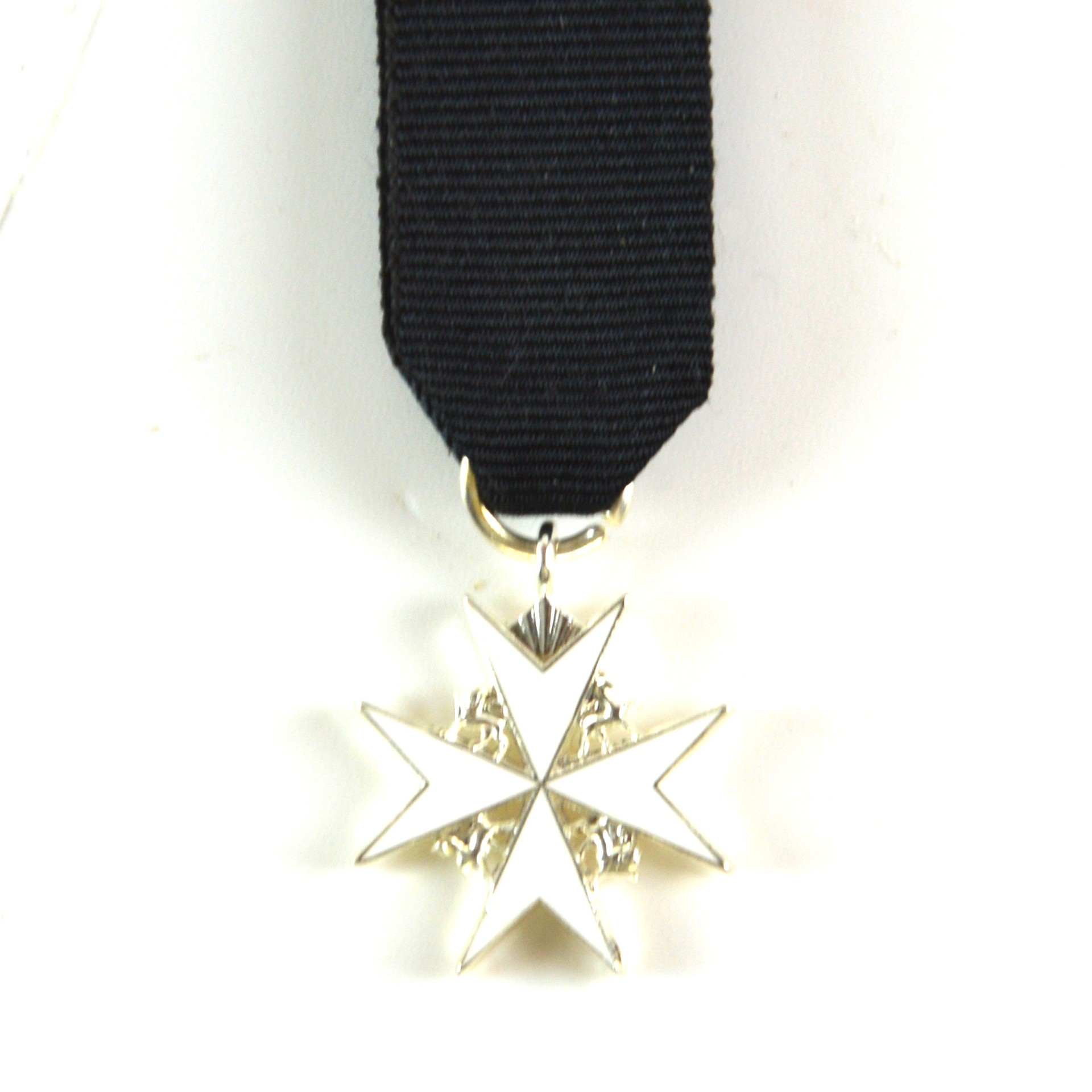 Order Of St. John Miniature Medal - Grace, Commander & Officer