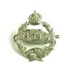 Royal Tank Regiment (1924-1952 Pattern) King's Crown Cap Badge, White Metal