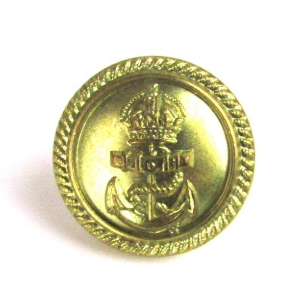 Royal Navy Gilt Officer's Button (23.5mm), King's Crown