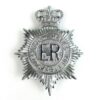 Obsolete South Wales Constabulary (Star ERII Pattern) Chrome Helmet Plate, Queen's Crown