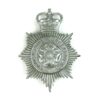 Obsolete Lancashire Constabulary Chrome Helmet Plate, Queen's Crown