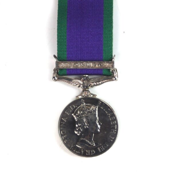 General Service Medal 1962 Borneo, Royal Army Service Corps, Driver PG Aldous