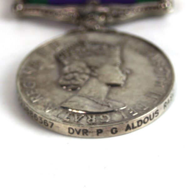 General Service Medal 1962 Borneo, Royal Army Service Corps, Driver PG Aldous - Image 4
