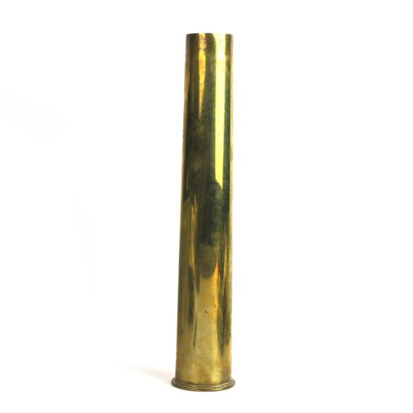 British 2 Pounder No. II Brass Shell Case, Dated 1941 - Image 2