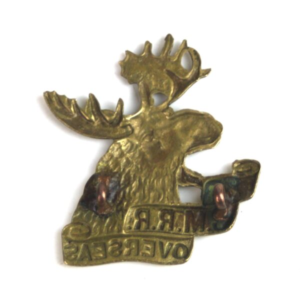 4th Canadian Mounted Rifles Regiment Cap Badge, Original - Image 2