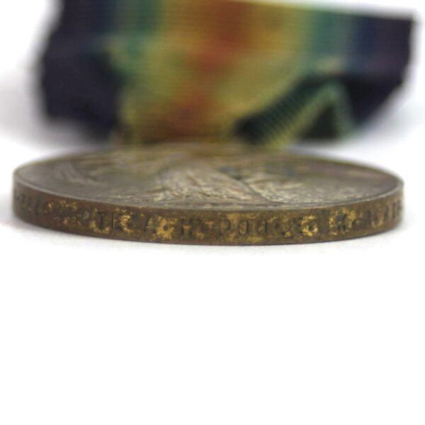Victory Medal, 6th Battalion King's Royal Rifle Corps, Private Albert H. Poole (Wounded) - Image 3