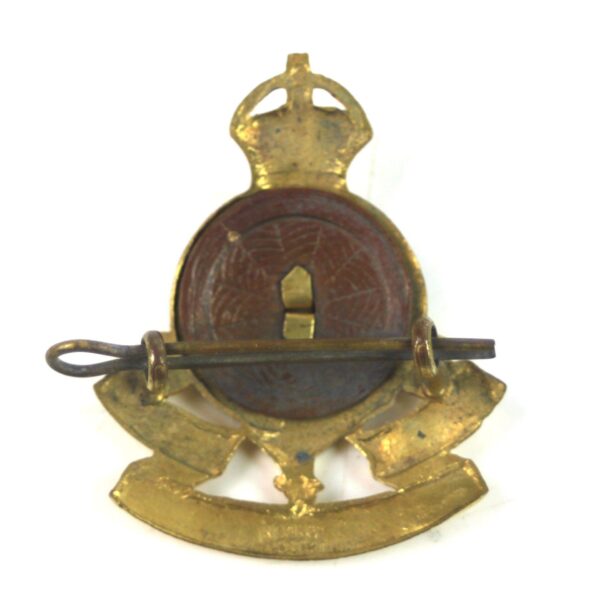Original Royal Army Ordnance Corps King's Crown Officer's Cap Badge - Image 2