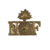 Northumberland Fusiliers (N-Grenade-F, c.1910-1935 Pattern) Brass Shoulder Title, Original