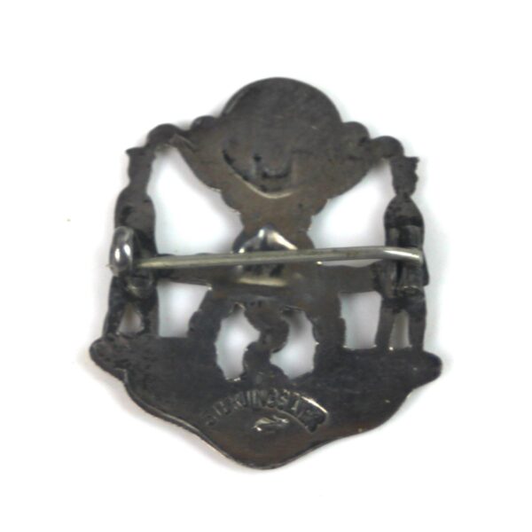Royal Army Medical Corps Silver and Enamel Lapel Badge - Image 2