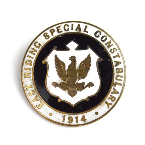 East Riding Special Constabulary WWI Lapel Badge