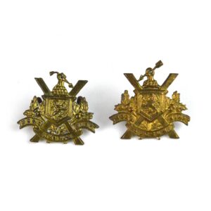 Cape Town Highlanders (1916-1919 Pattern) Collar Badge, Pair