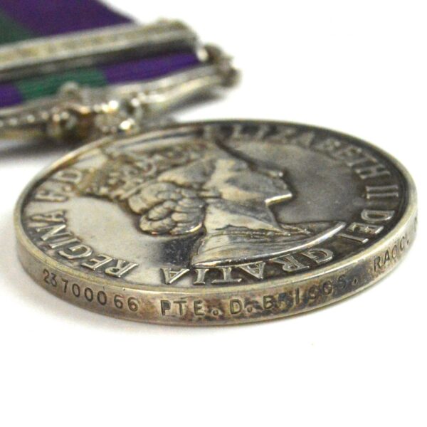 General Service Medal (1918) Arabian Peninsula, Royal Army Ordnance Corps, Pte D Briggs (Duplicate Medal) - Image 4