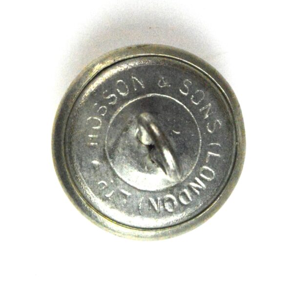 Surrey Yeomanry (Queen Mary's) Button (20mm), King's Crown, White Metal - Image 2