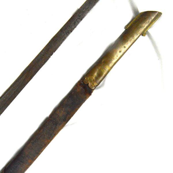 British Victorian 1845 Pattern Infantry Officer's Sword in Scabbard - Image 2