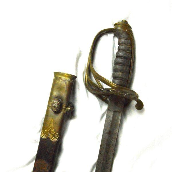 British Victorian 1845 Pattern Infantry Officer's Sword in Scabbard - Image 14