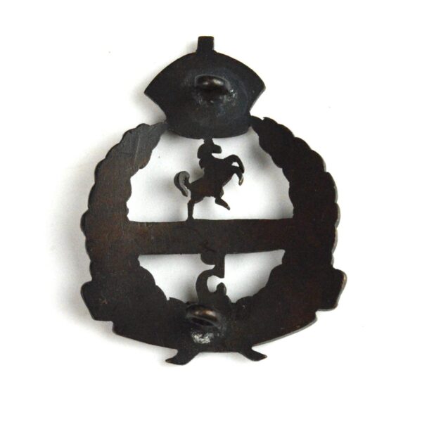 Canadian 5th Western Cavalry, King's Crown, Original - Image 2